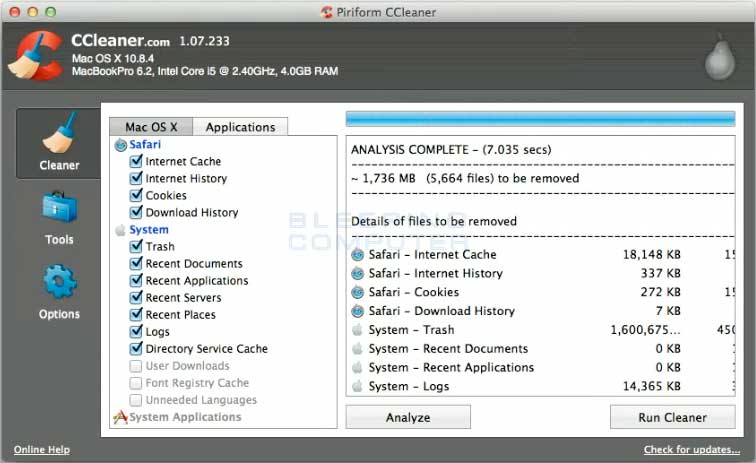 Ccleaner Free Download Mac Os X